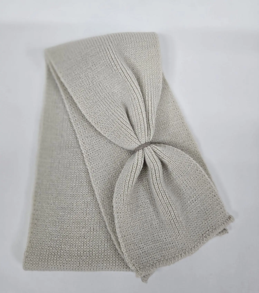 Шарф детский CWZ 03 (8/12) бежевый - Манишки детские