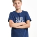 Футболка для мальчиков Mini Maxi, модель 7900, цвет синий