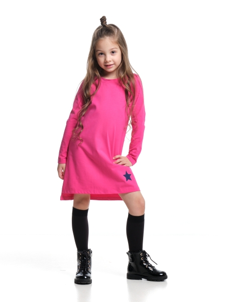 Платье для девочек Mini Maxi, модель 3830, цвет малиновый - Платья для девочек с длинным рукавом