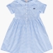 Платье для девочек Mini Maxi, модель 2684, цвет голубой/клетка