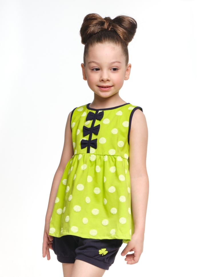 Футболка для девочек Mini Maxi, модель 1468, цвет салатовый - Футболки для девочек