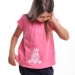 Футболка для девочек Mini Maxi, модель 1743, цвет розовый