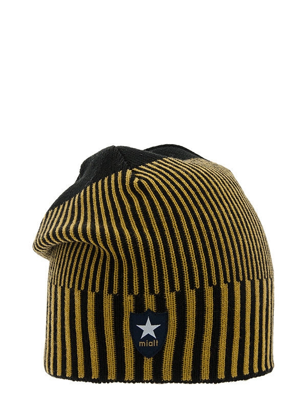 Шапка для мальчика Маршрут, Миалт черный/горчица, весна-осень - Шапки весна-осень