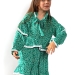 Платье для девочки нарядное БУШОН ST60, цвет зеленый