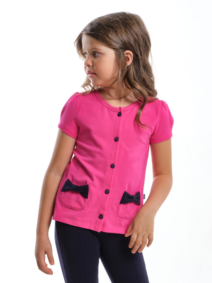 Футболка для девочек Mini Maxi, модель 2851, цвет малиновый - Футболки для девочек
