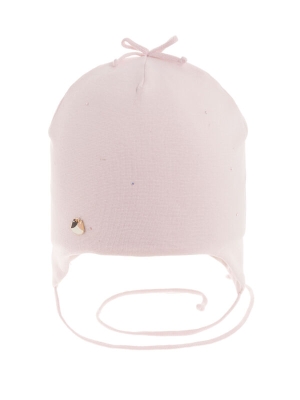 Шапка для девочки Моти, Миалт светло-пудровый, лето