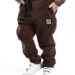 Джоггеры для мальчиков Mini Maxi, модель 7090, цвет коричневый