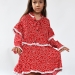 Платье для девочки нарядное БУШОН ST60, цвет красный