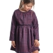 Платье для девочек Mini Maxi, модель 6820, цвет синий/красный/клетка