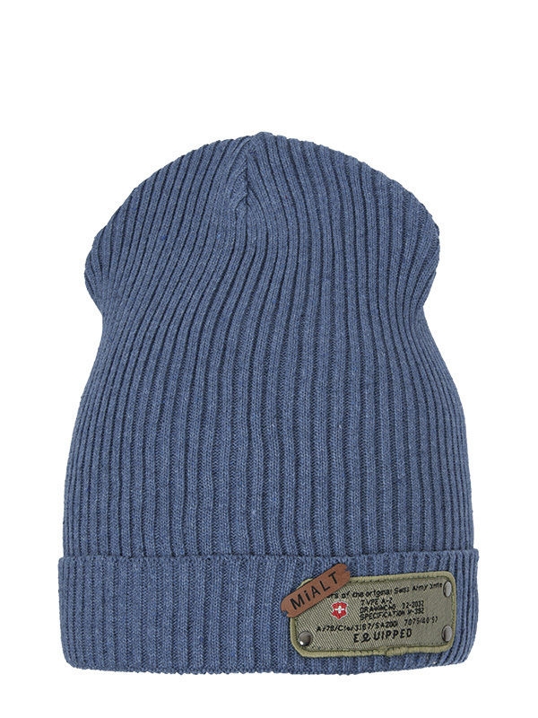 Шапка для мальчика Дон Кихот, Миалт светлый/джинс, весна-осень - Шапки весна-осень