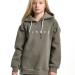 Худи для девочек Mini Maxi, модель 7444, цвет хаки