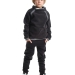Толстовка для мальчиков Mini Maxi, модель 7081, цвет черный/графит