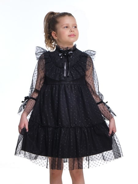Платье для девочек Mini Maxi, модель 7360, цвет черный/черный - Платья коктельные / вечерние