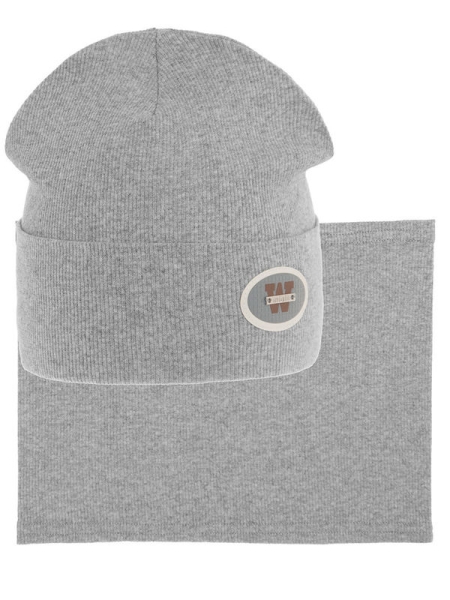 Комплект для мальчика Шум-2 комплект, Миалт серый/меланж, лето - Летние шапочки