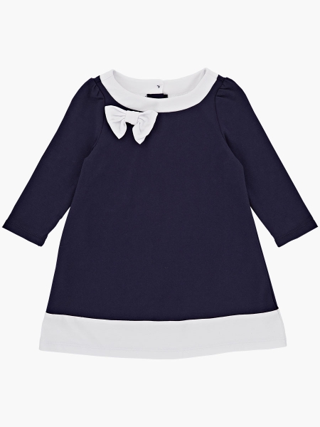 Платье для девочек Mini Maxi, модель 1139, цвет темно-синий - Платья для девочек с длинным рукавом
