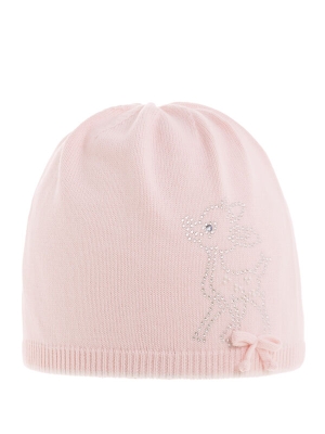 Шапка для девочки Тилли, Миалт бледно-розовый/белый, весна-осень