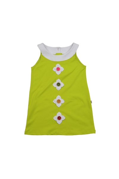 Платье для девочек Mini Maxi, модель 1473, цвет салатовый - Платья для девочек с коротким рукавом