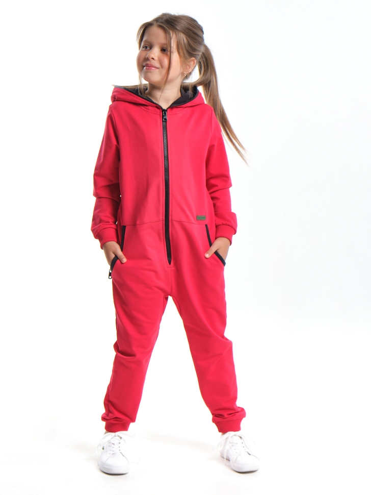 Комбинезон для девочек Mini Maxi, модель 7251, цвет красный - Комбинезоны спортивные
