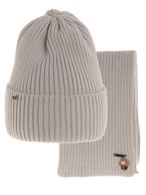 Комплект для девочки Мистика, Миалт серо-бежевый, весна-осень - 