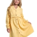 Платье для девочек Mini Maxi, модель 7338, цвет желтый