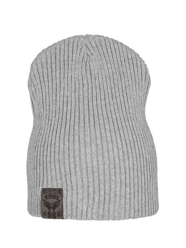 Шапка для мальчика 98, Миалт светло-серый, весна-осень - Для девочек весна-осень