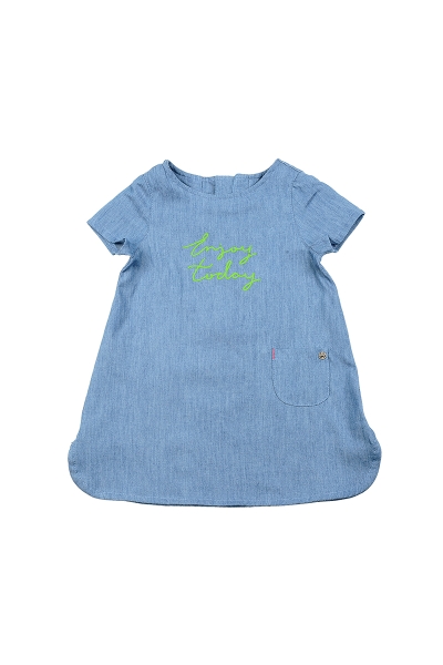 Платье для девочек Mini Maxi, модель 6470, цвет синий - Платья для девочек с коротким рукавом
