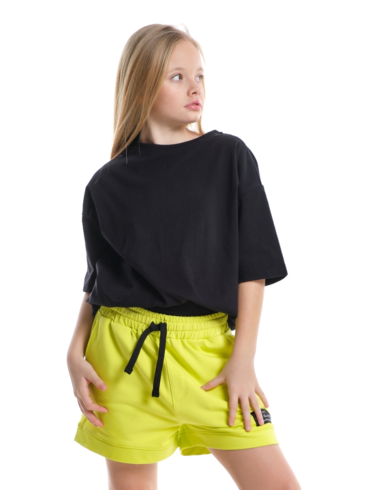 Футболка для девочек Mini Maxi, модель 1893, цвет черный - Футболки для мальчиков