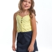 Сарафан для девочек Mini Maxi, модель 0818, цвет желтый