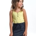Сарафан для девочек Mini Maxi, модель 0818, цвет желтый