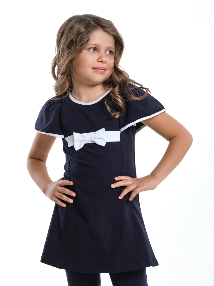 Футболка для девочек Mini Maxi, модель 1856, цвет синий - Футболки для девочек