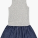 Платье для девочек Mini Maxi, модель 7183, цвет серый/синий