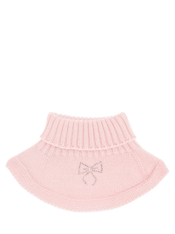 Вакса шарф-снуд, Mialt бледно-розовый, весна-осень - Манишки детские