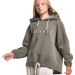 Толстовка для девочек Mini Maxi, модель 7498, цвет хаки