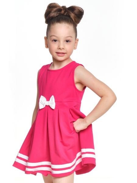 Платье для девочек Mini Maxi, модель 1003, цвет малиновый - Платья для девочек с коротким рукавом
