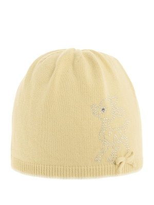 Шапка для девочки Тилли, Миалт натурально-желтый/белый, весна-осень