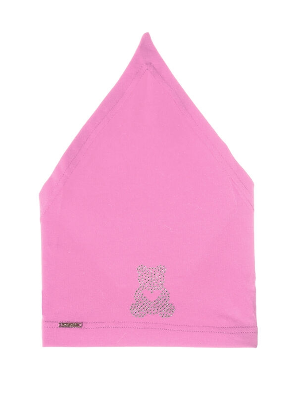 Косынка для девочки Настасья, Миалт ярко-розовый, лето - Косынки детские