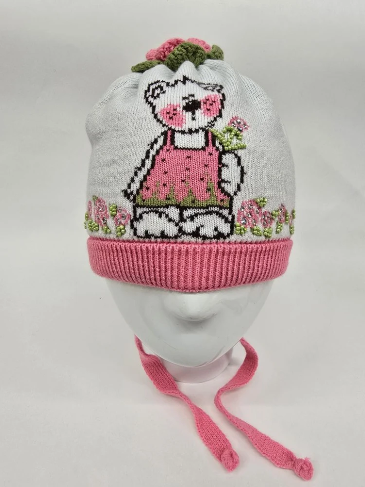 Шапка детская, Миалт во-саду-ли-в-огороде - Шапочки на завязках