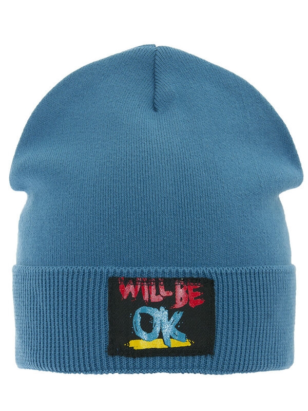 Шапка для мальчика Диггер, Миалт сине-голубой, весна-осень - Шапки весна-осень