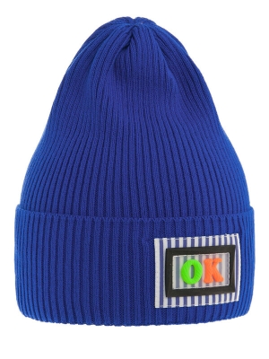 Шапка Вызов, Миалт ярко-джинсовый, весна-осень