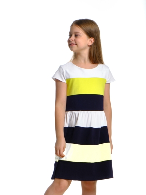 Платье для девочек Mini Maxi, модель 2830, цвет желтый