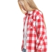 Рубашка для девочек Mini Maxi, модель 8043, цвет красный/клетка