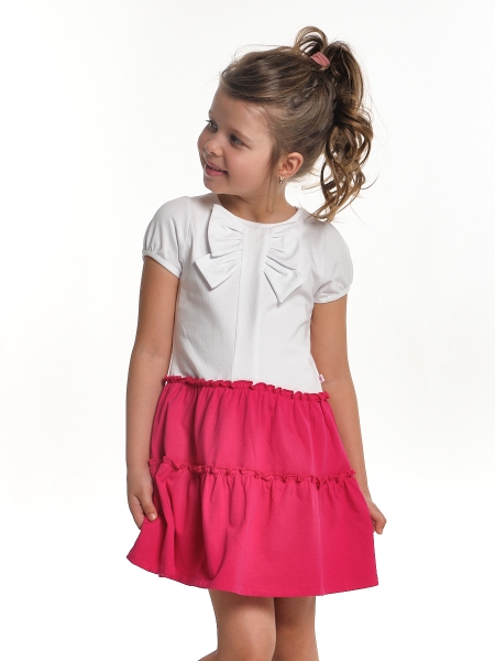 Платье для девочек Mini Maxi, модель 0744, цвет малиновый - Платья для девочек с коротким рукавом
