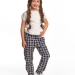Брюки для девочек Mini Maxi, модель 7146, цвет клетка