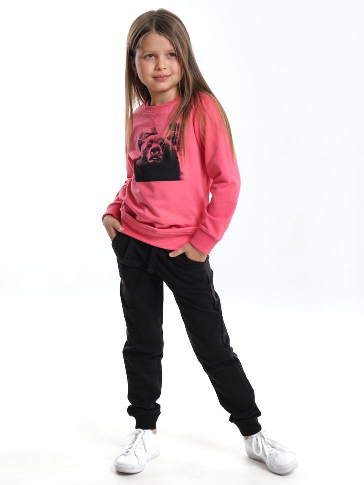 Комплект для девочек Mini Maxi, модель 2111, цвет коралловый - Костюмы спортивные