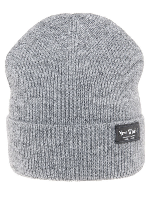 Шапка для мальчика Берлин, Миалт светло-серый/меланж - Шапки весна-осень