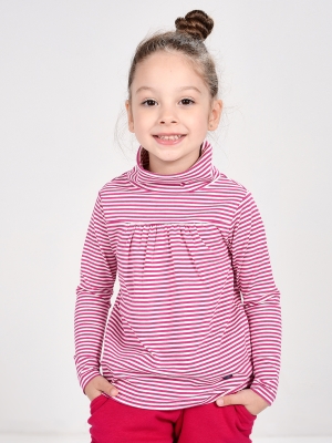 Водолазка для девочек Mini Maxi, модель 0570, цвет малиновый