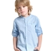Рубашка для мальчиков Mini Maxi, модель 7950, цвет голубой