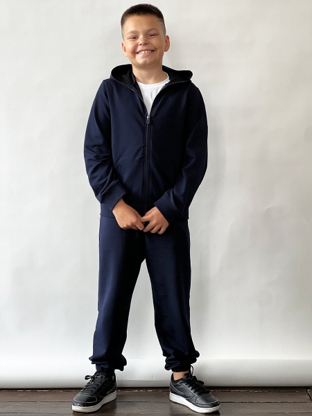 Спортивный костюм для мальчика БУШОН SP20, цвет темно-синий - Костюмы спортивные