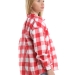 Рубашка для девочек Mini Maxi, модель 8043, цвет красный/клетка