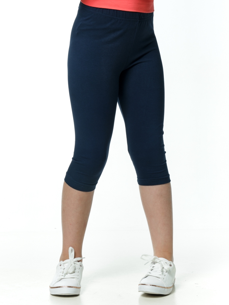 Бриджи для девочек Mini Maxi, модель 0399, цвет синий - Бриджи / велосипедки